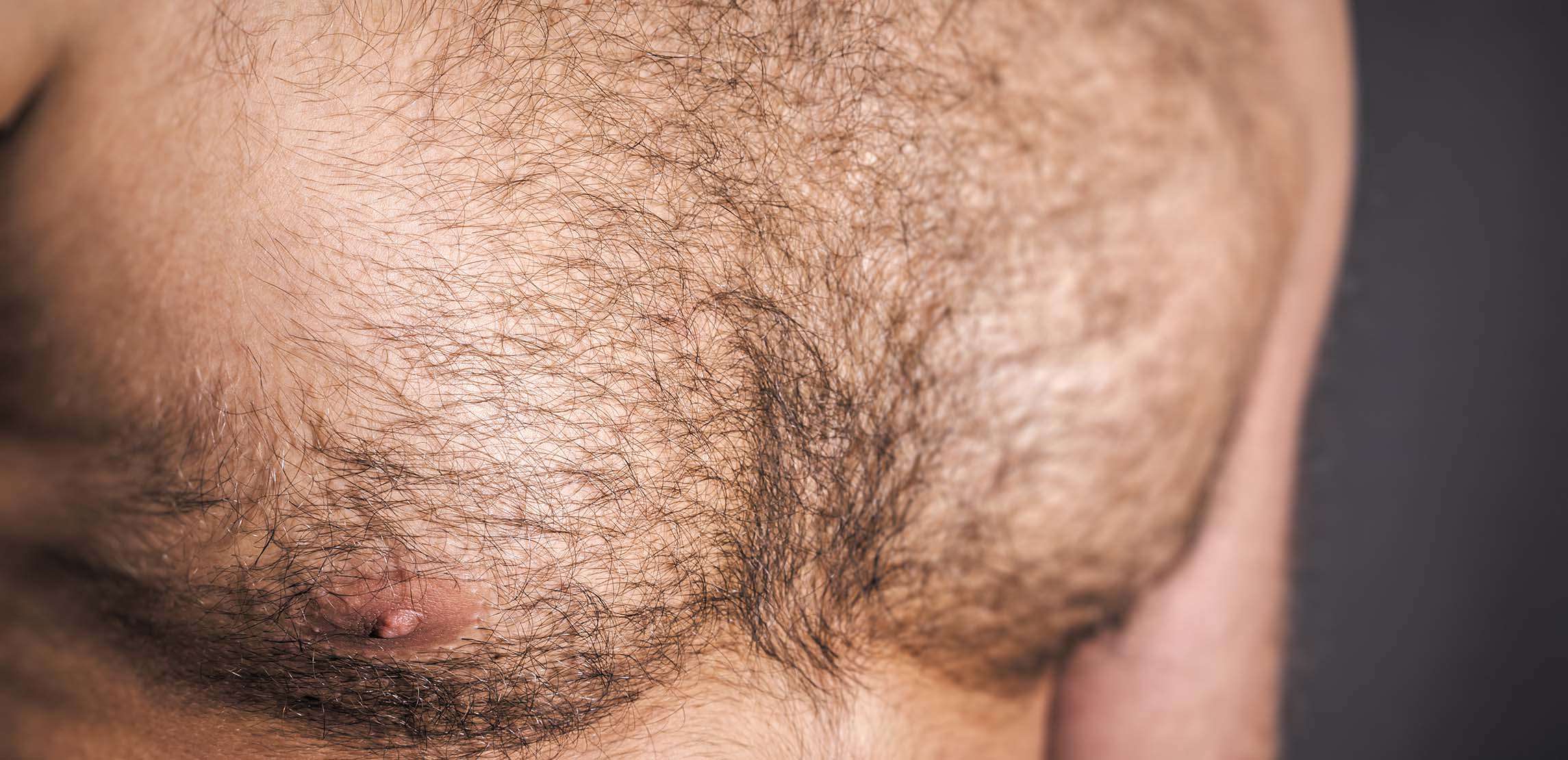 Flat chested hairy